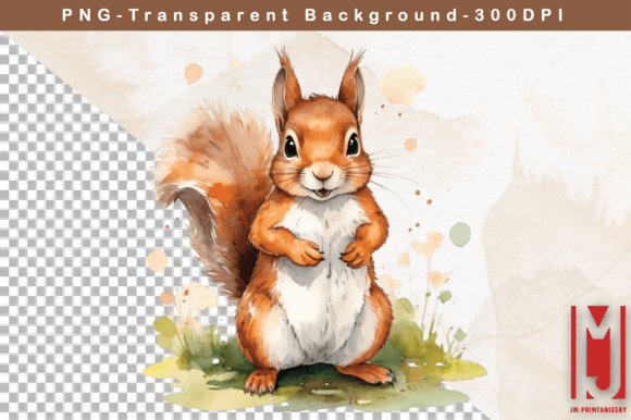 Bringing Nature to Life: The Versatility of Watercolor Squirrel Clipart