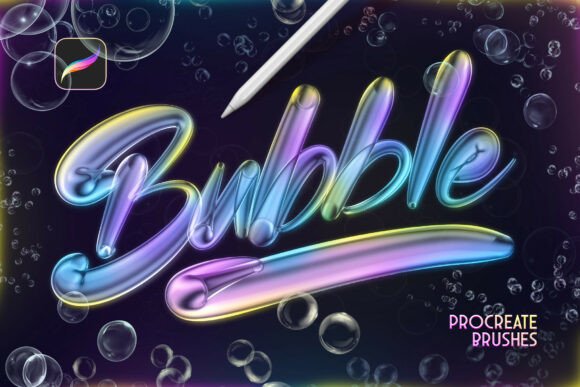 Bubbles Procreate Brushes: Whimsical Digital Art