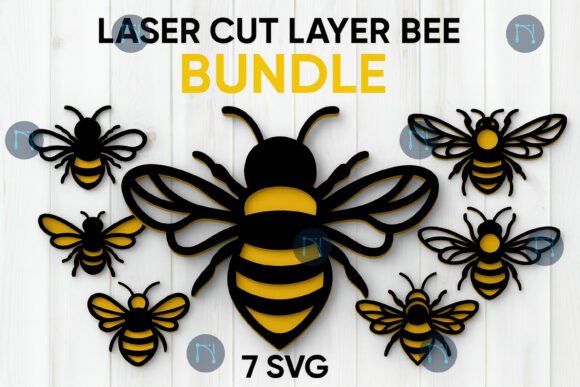 Crafting Dimensional Nature Art with the Laser Cut Layer Bee SVG Bundle