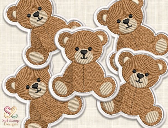 Embracing Comfort: The Versatility of the TEDDY BEAR Patch Embroidery Design