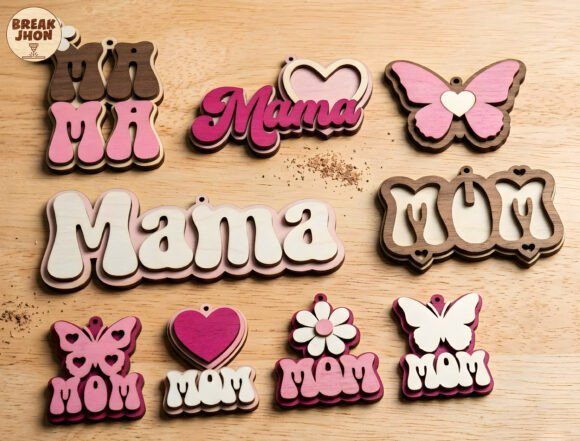 Evaluating the Mama Keychain Laser Cut File SVG Bundle for Crafters