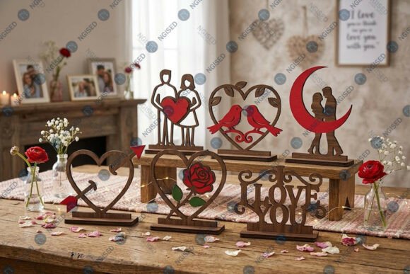 Laser Cut Valentine Love Stand Bundle: A Creative Guide for Makers