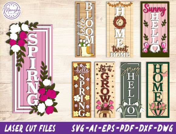 Strategic Seasonal Merchandising with the Spring Porch Sign Laser Cut SVG Bundle