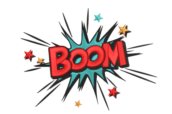 Unleashing Creativity with BOOM Comic Pop Art – Fun Kids Embroidery