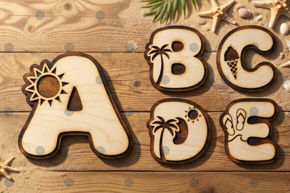 Unlocking Creative Potential with the Laser Cut Summer Alphabet SVG Bundle