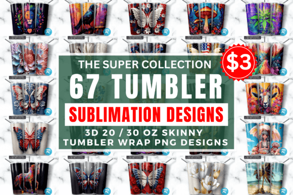 Unlocking Creativity with The Super Collection Tumbler PNG Bundle