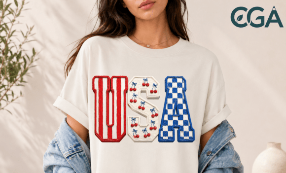 USA 4th of July Cherry Coquette PNG